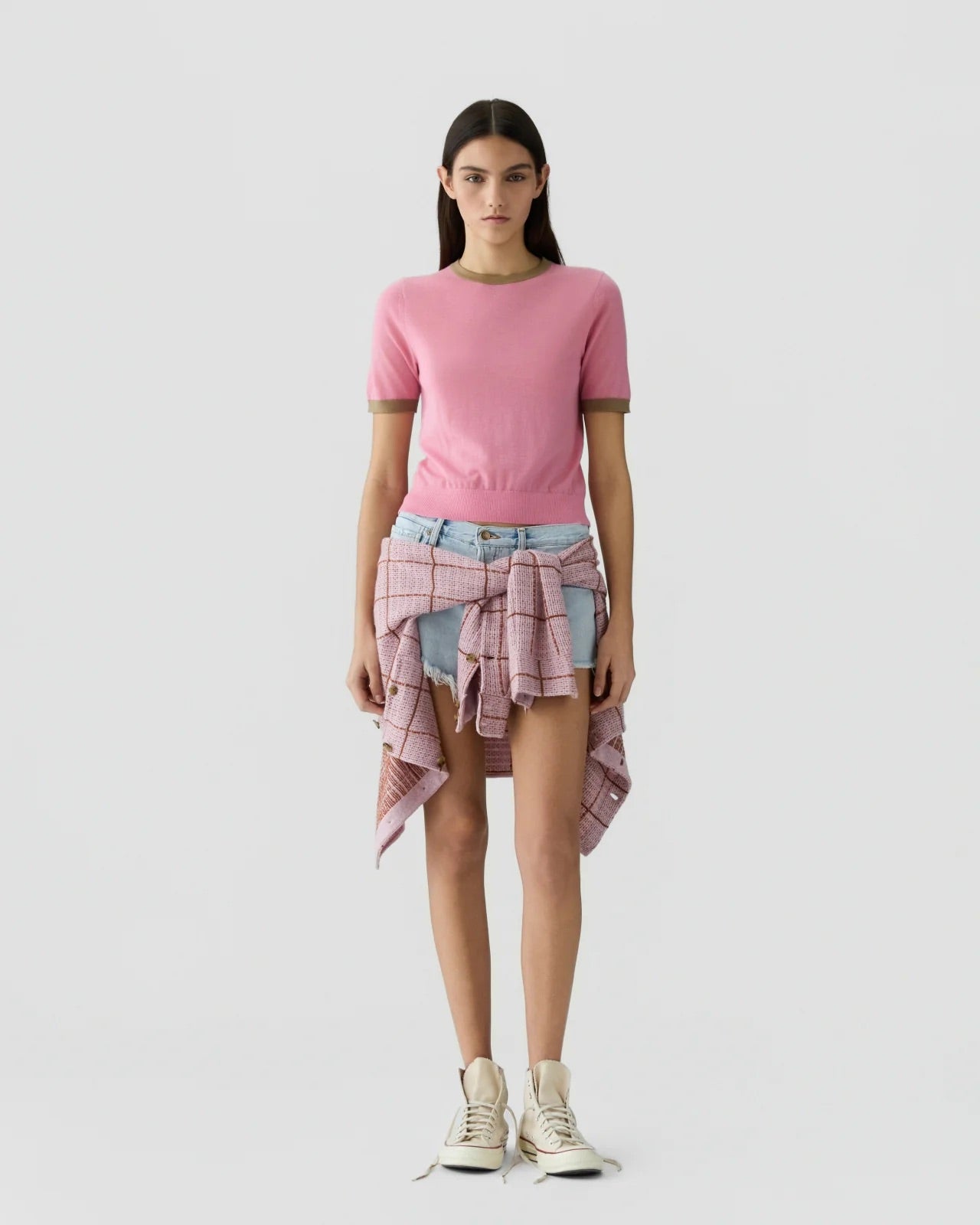 Airy Ringer Tee, Sprinkle/Camel – Olivias Hus