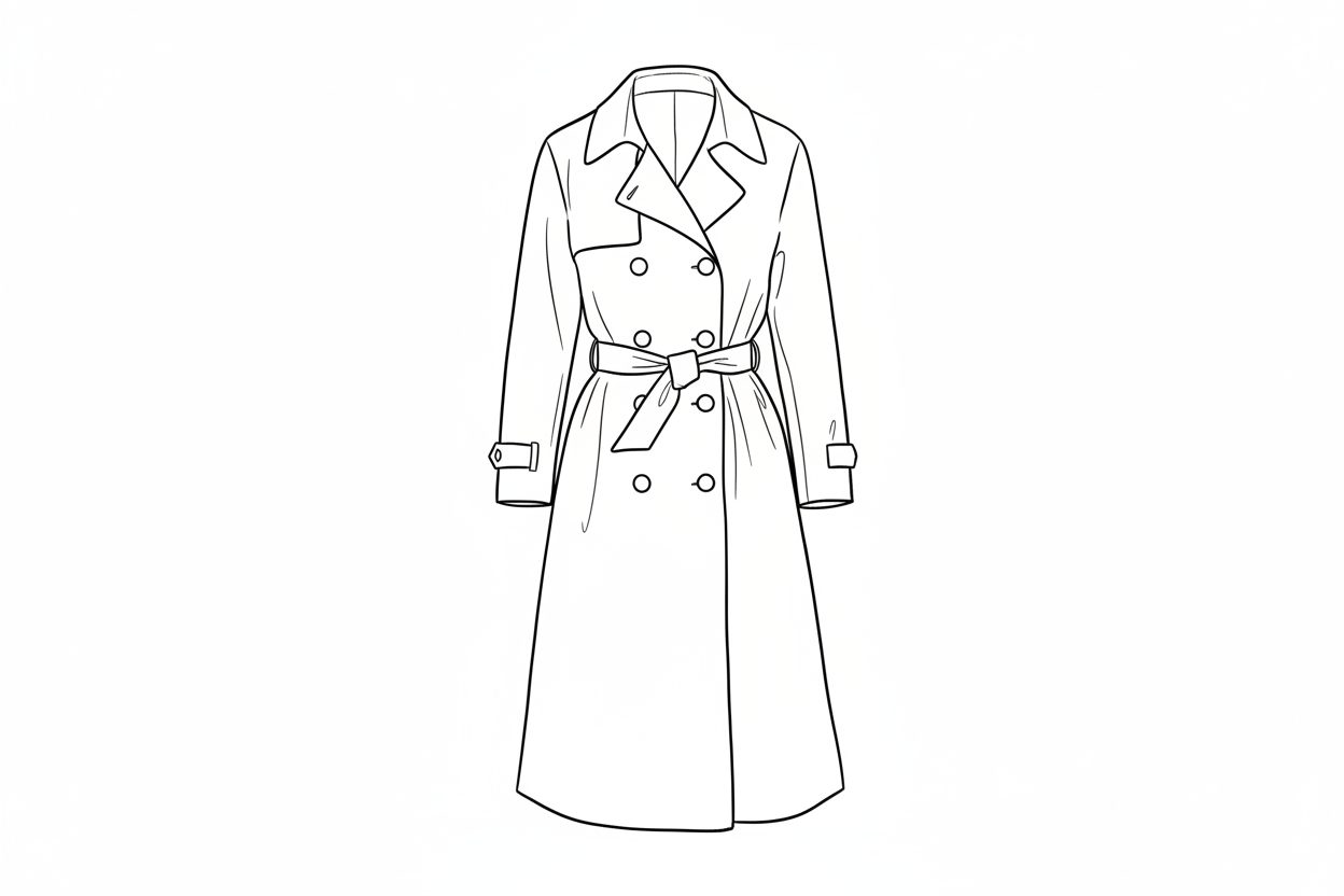 lag ei strektegning av ei kåpe