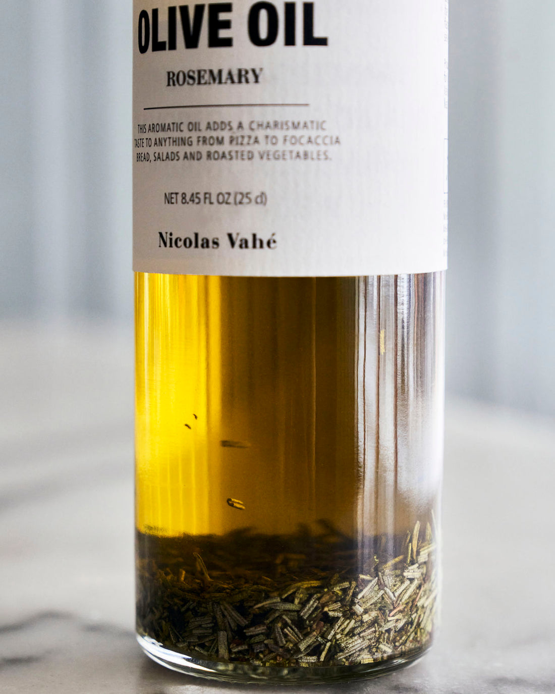 Organic olive oil with rosemary