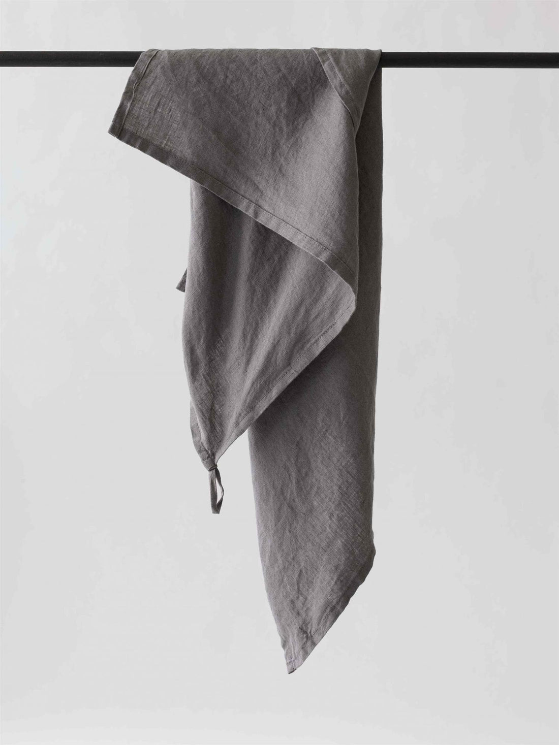 Dark grey kjøkken håndkle